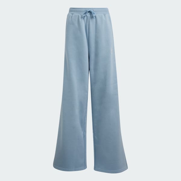 Bleu Pantalon jambes larges