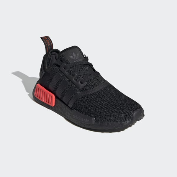 Kids NMD R1 Core Black and Red Shoes | FV8174 | adidas US