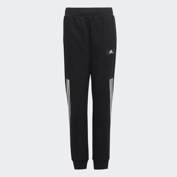 Adidas black jogging pants shop