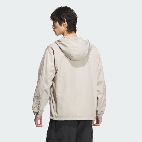 Adidas beige windbreaker outlet