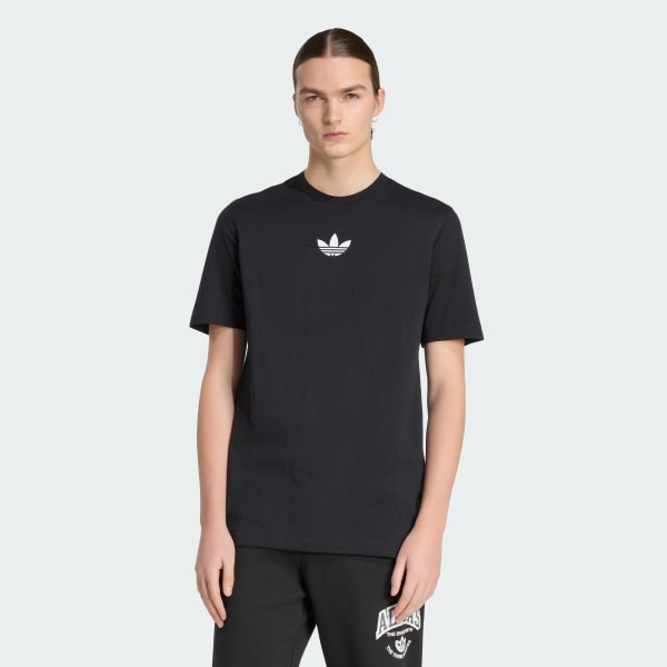 Black BACK CAMPUS LOGO TEE