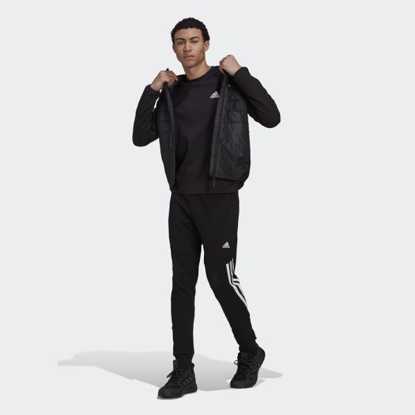 adidas Essentials Insulated Hooded Hybrid Jacket - Grey | adidas India