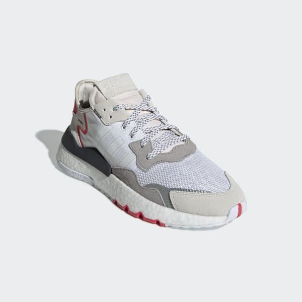 Adidas nite jogger hotsell shoes white
