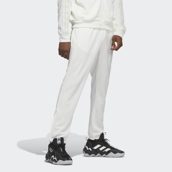 adidas Basketball Select Short Sleeve Hoodie - White