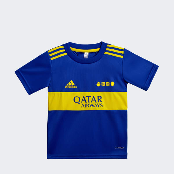 Azul Mini Uniforme Visitante Boca Juniors 21/22
