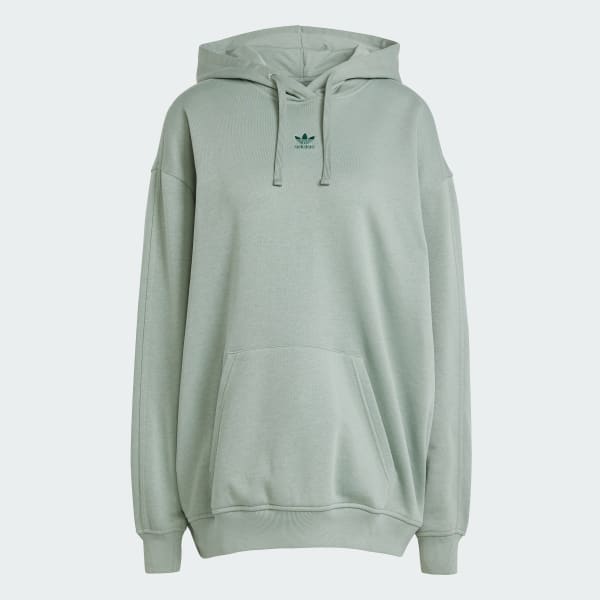 adidas Essentials Oversized Fleece Hoodie - Green | Free adidas Essentials Oversized Fleece Hoodie - Green | Free