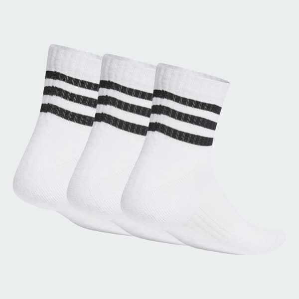Bialy Skarpetki 3-Stripes Cushioned Sportswear Low-Cut 3 Pairs