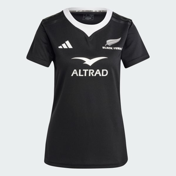 Black Black Ferns Rugby AEROREADY Short Sleeve Jersey