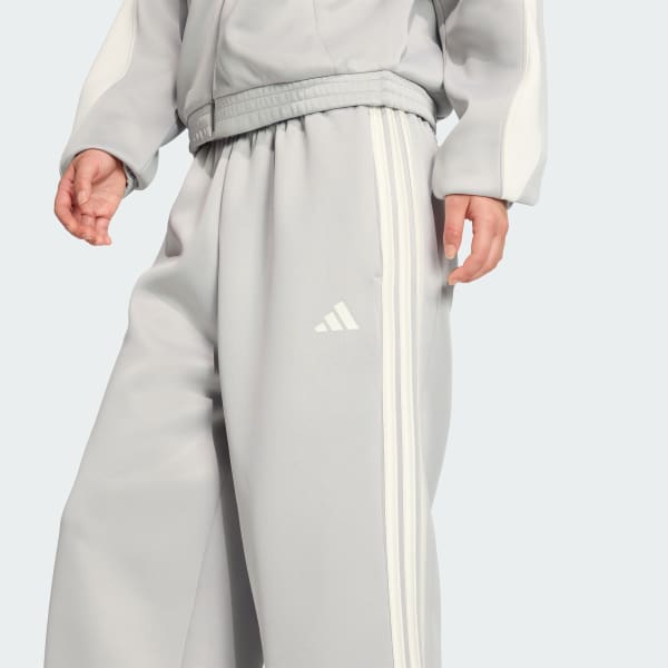 アディダス Stadium スリーストライプス トラックパンツ - グレー