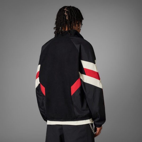 adidas Manchester United Originals Polar Fleece Sweatshirt Black adidas UK