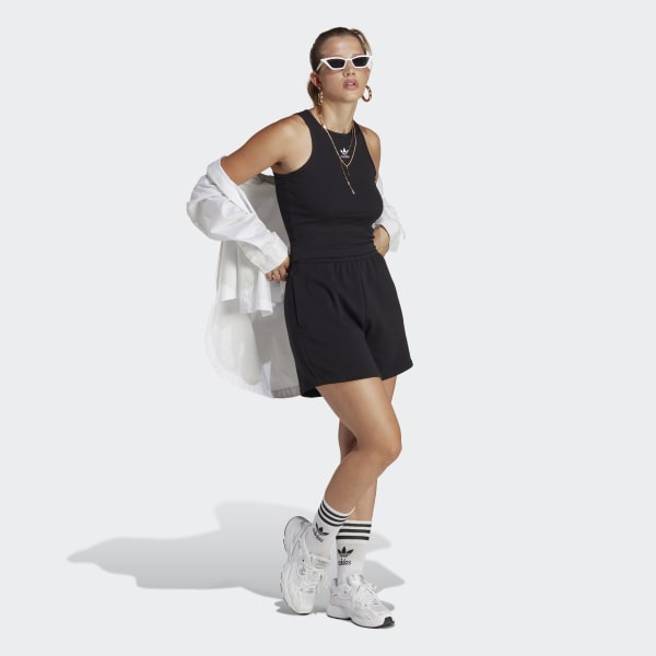 Svart Adicolor Essentials French Terry Shorts