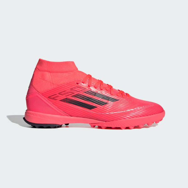 Rosado Zapatos de Fútbol F50 League Pasto Sintético Corte Medio