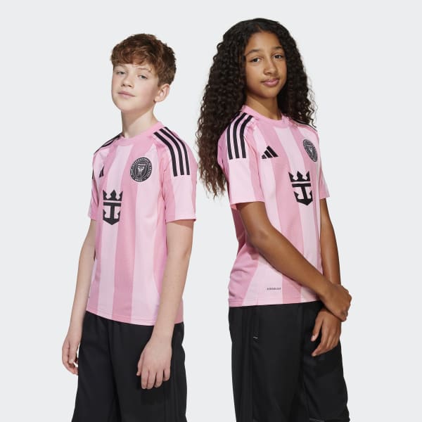 ウェア Crest Soccer Jersey Pink adidas Inter Miami CF 25/26 Messi Home Jersey - Pink | adidas India