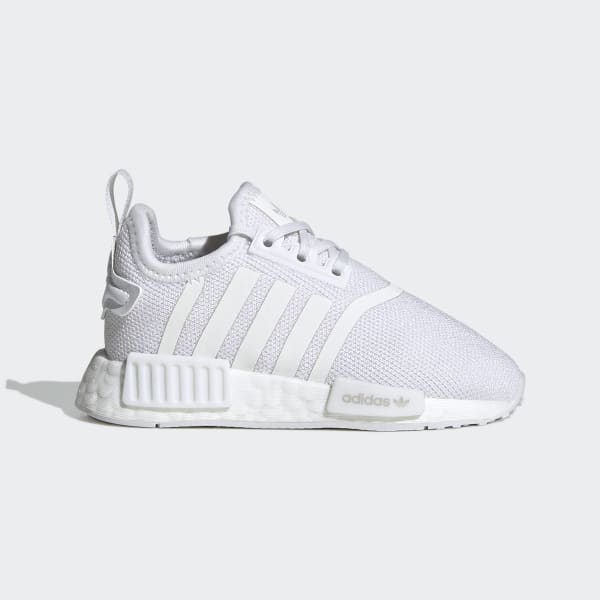 White NMD_R1 Refined Shoes