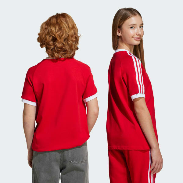 Rosso T-shirt adicolor 3-Stripes Junior