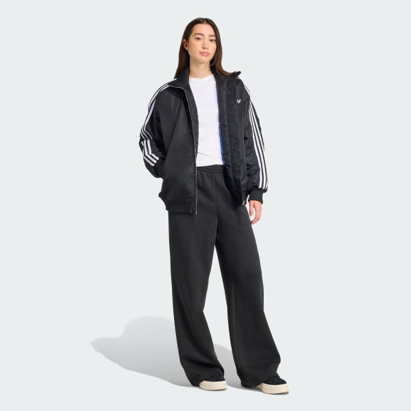 Black Firebird Oversized Bomber Jacket