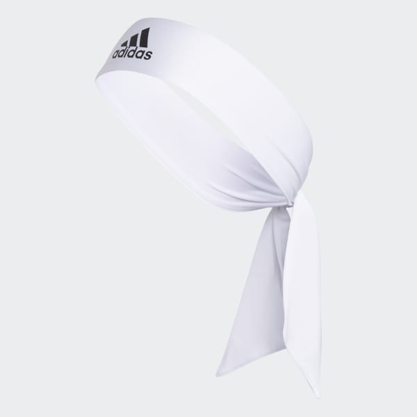 White Alphaskin Tie Headband