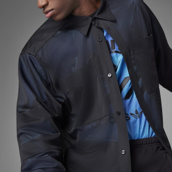 Zwart Blue Version Arkive Mesh Overhemd CT584