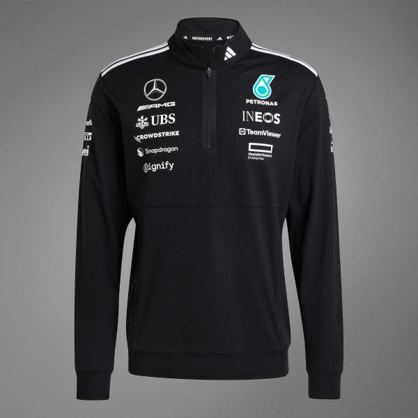 【即納】 adidas MERCEDES - AMG PETRONAS FORMULA ONE TEAM 1/4 ZIP アクセサリー