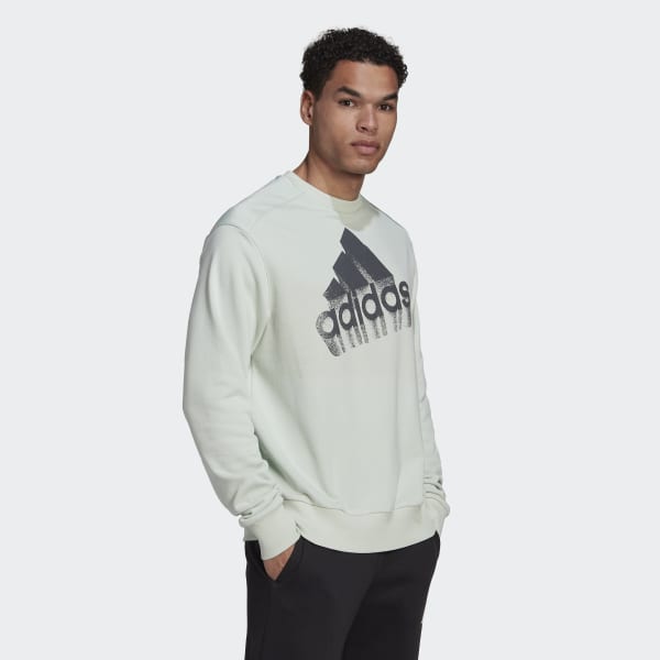 Verde Buzo Essentials Brand Love Felpa Francesa (Unisex)