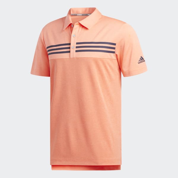 adidas heather block polo
