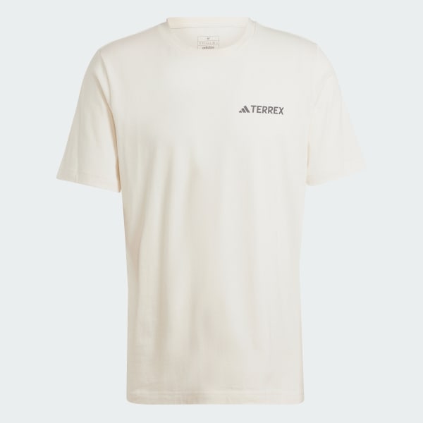 Hvit Terrex Back Graphic T-skjorte