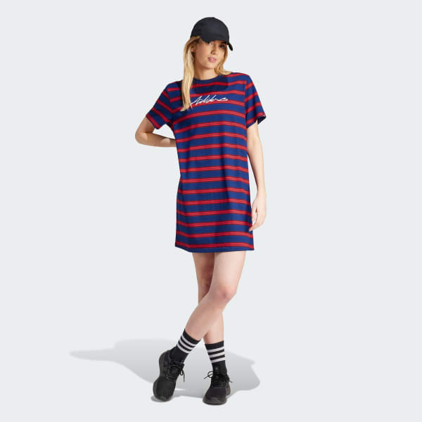 Stripe Pack Graphic Tee Dress