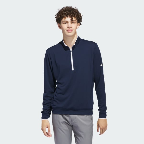 adidas Men's Golf Lightweight Half-Zip Top - Grey | Free Shipping