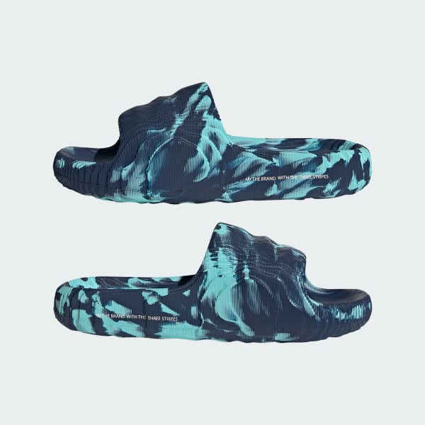 adidas Adilette 22 Slides Blue adidas UK