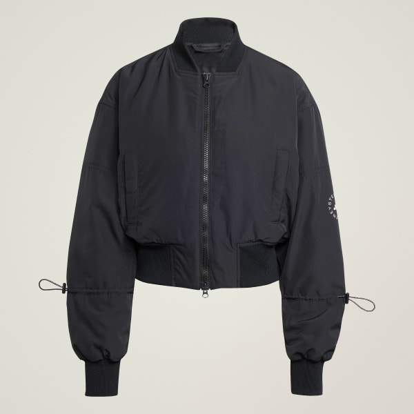 Adidas adidas by Stella McCartney TrueNature Woven Bomber Cropped Jacket HOW TO BUY