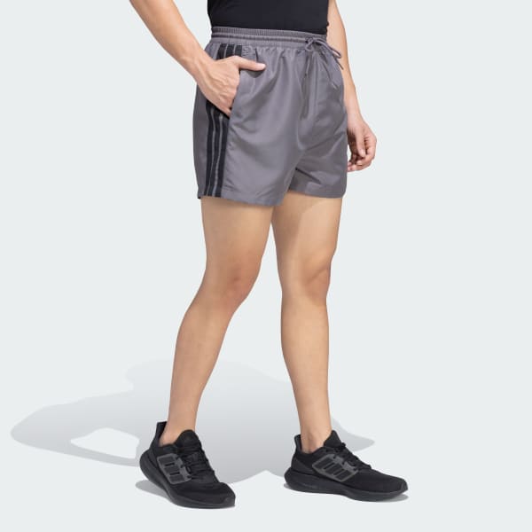 S lace up shorts gray サイズ：M adidas 3 Stripes Chelsea 5 Shorts - Grey | adidas India