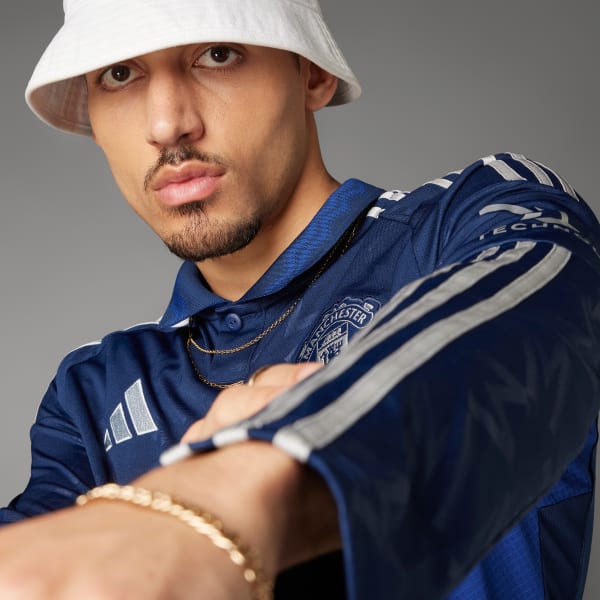 modrá Dres Manchester United 24/25 Long Sleeve Away