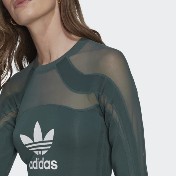 Grun Mesh Long-Sleeve Top ELM84