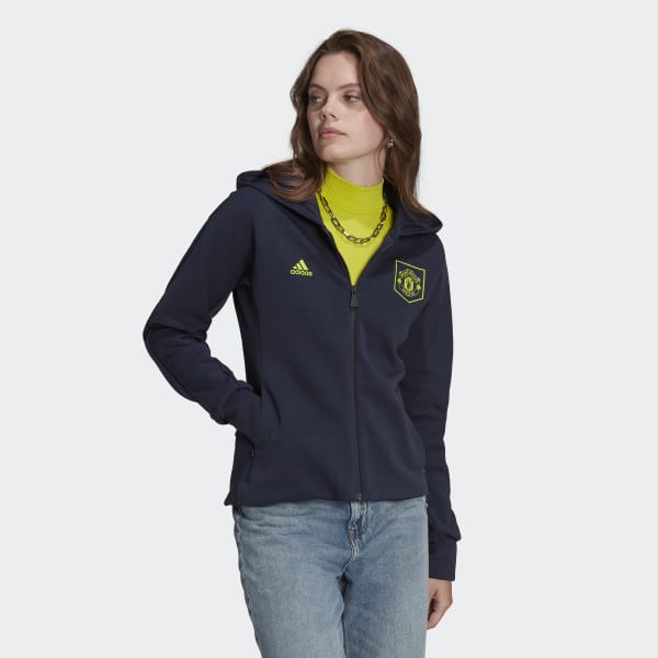 Niebieski Manchester United Anthem Jacket CV572