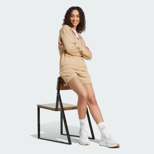 Brun Essentials Linear Full-Zip French Terry Hettegenser