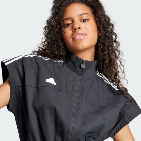 adidas Tiro Woven Loose Jumpsuit Zwart adidas Offici le Shop