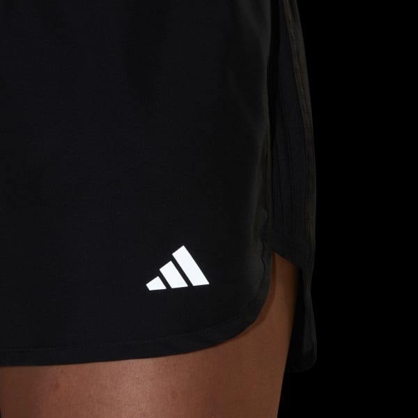 adidas Marathon 20 Running Shorts (Plus Size) - Black, Women's Running