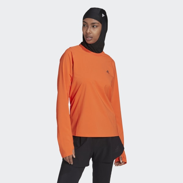 Adidas orange long sleeve store