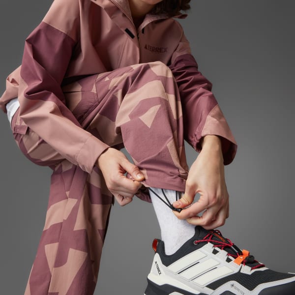 Burgundy Terrex Xploric Cargo Pants Printed