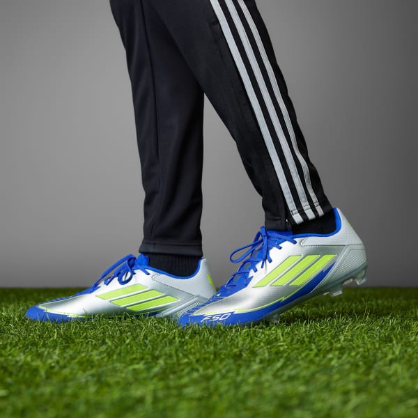Plateado Chimpunes F50 League Messi Firme/Multi-Terreno
