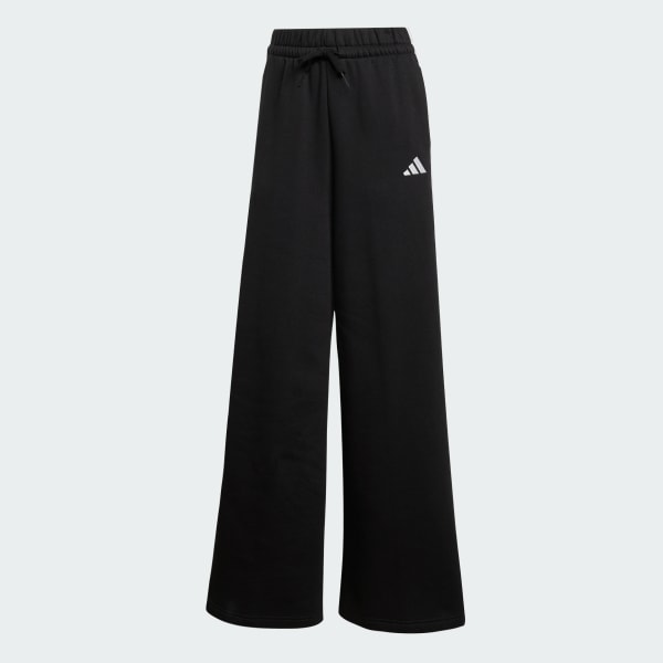 Noir Pantalon large molleton 3 bandes adidas