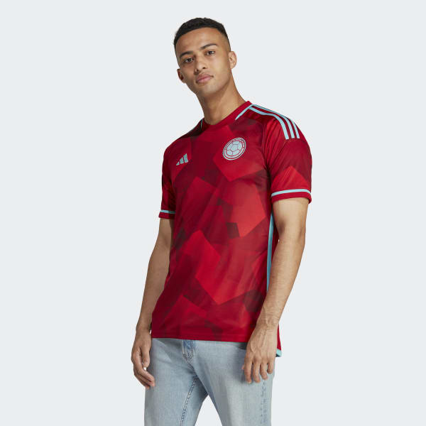 Rojo Camiseta Uniforme Suplente Colombia 22