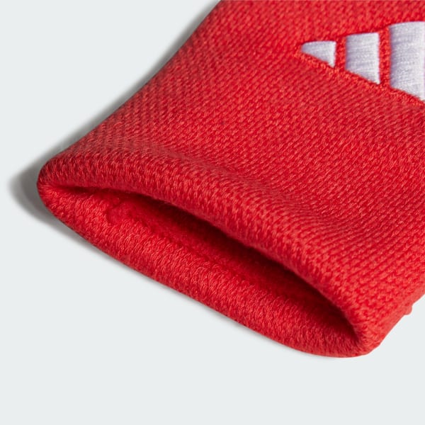 Rojo Muñequera de Tenis Grande