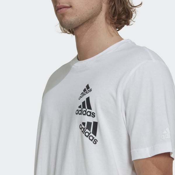 Hvit Essentials BrandLove t-skjorte P5872