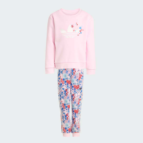 Rosa adidas Originals x Liberty London SET mit Rundhalsausschnitt
