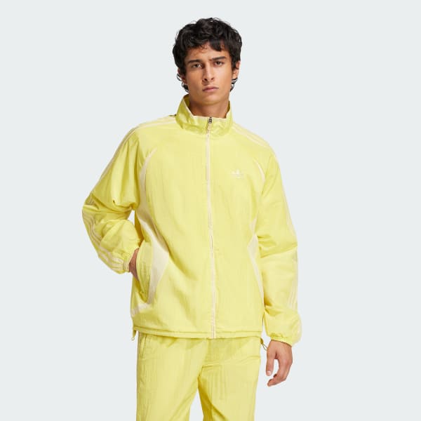 Jaune Veste de survêtement toile Adicolor 2000s
