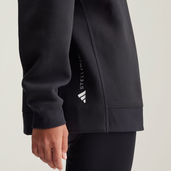 adidas by Stella McCartney Loose Sweatshirt - Black | Free