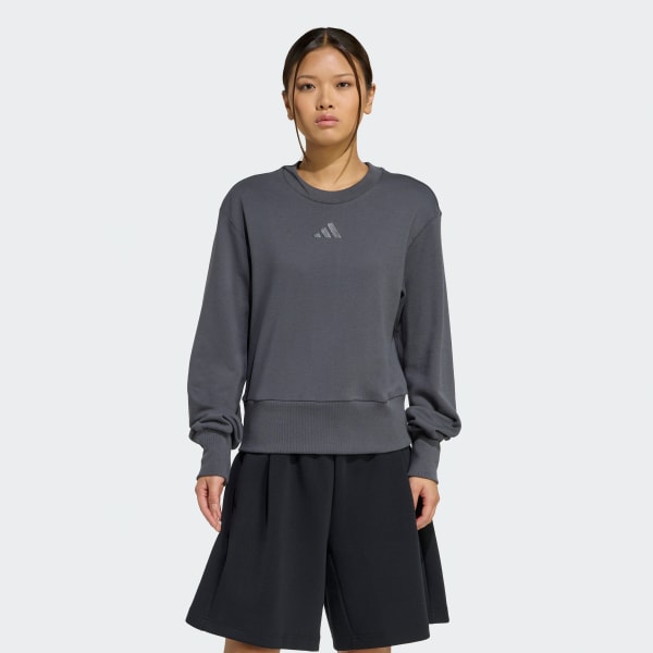 Gris Sudadera regular de felpa francesa ALL SZN