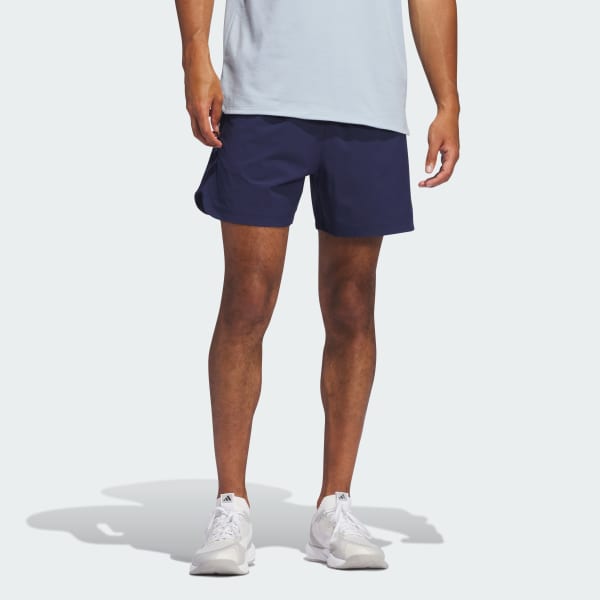 adidas Axis Woven Training Shorts - Blue | Free Shipping with