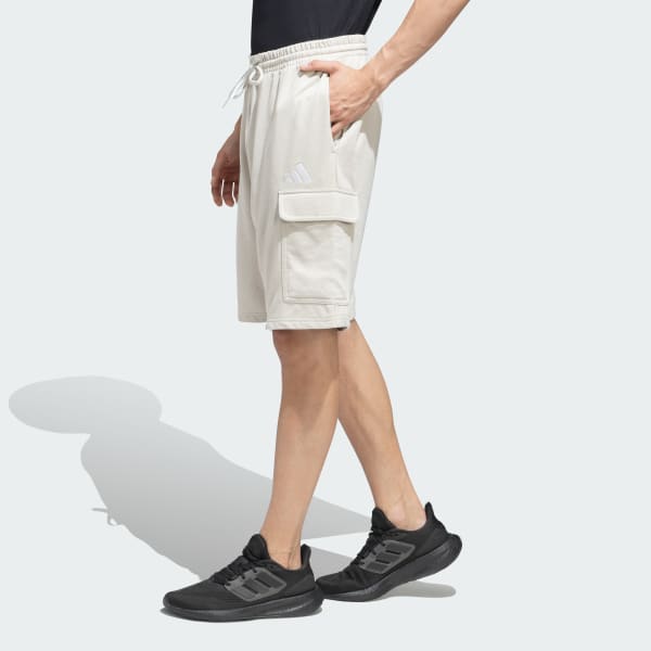 Beige Feel Cozy Cargo Shorts